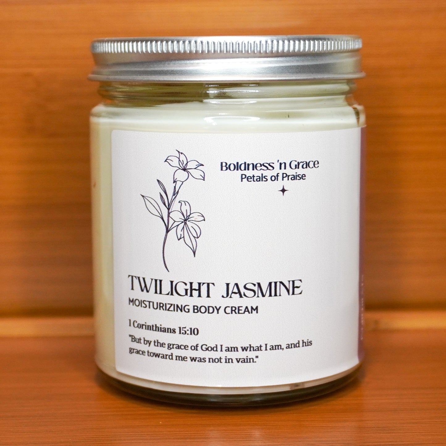 Twilight Jasmine Body Cream - 8oz (Petals of Praise)