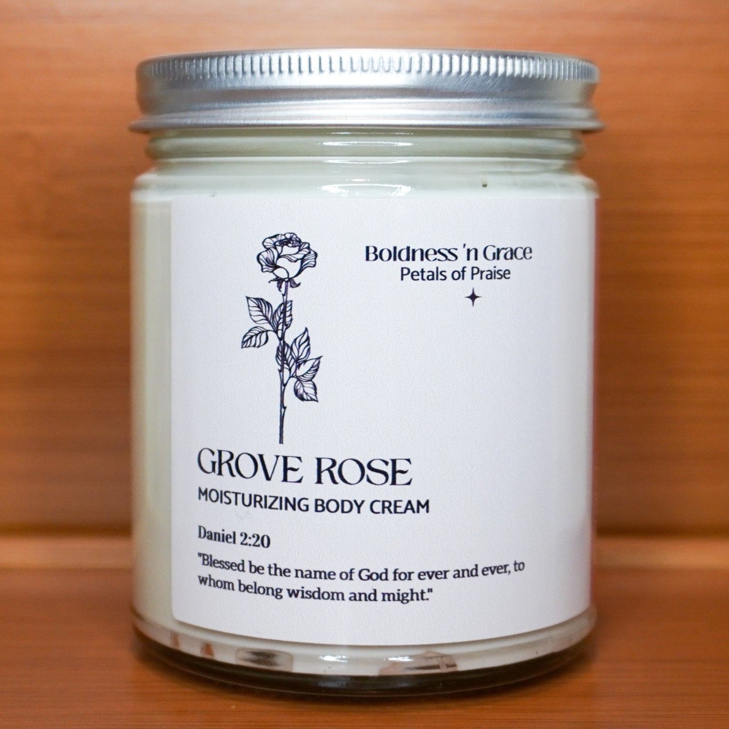 Grove Rose Body Cream - 8oz (Petals of Praise)