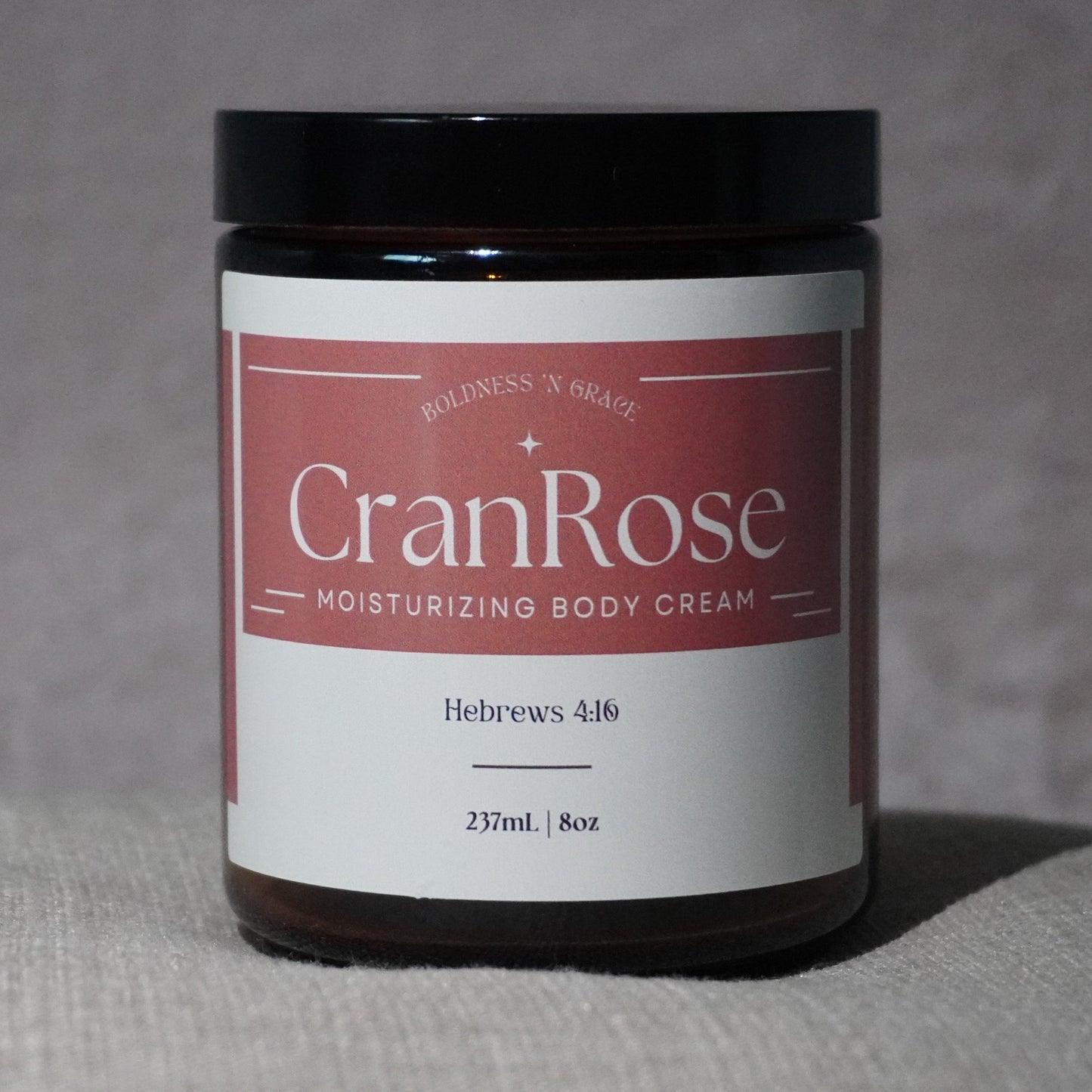 CranRose Body Cream - 8oz (Hebrews 4:16)