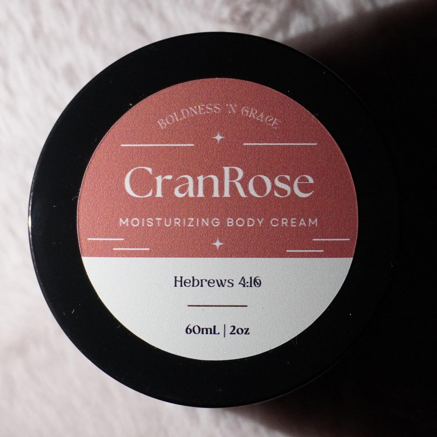 CranRose Body Cream - 2oz (Hebrews 4:16)